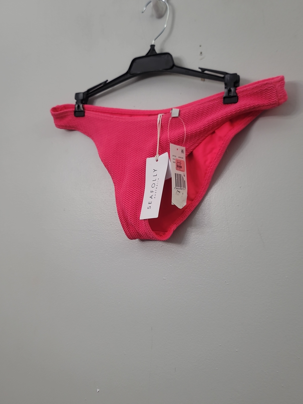 Seafolly Snapdragon High Cut Swim Pant - Hot Pink
